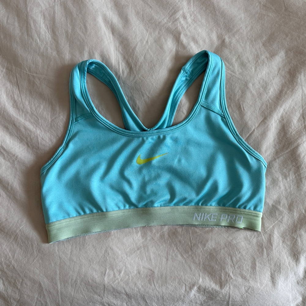 Blue Nike Sports Bra